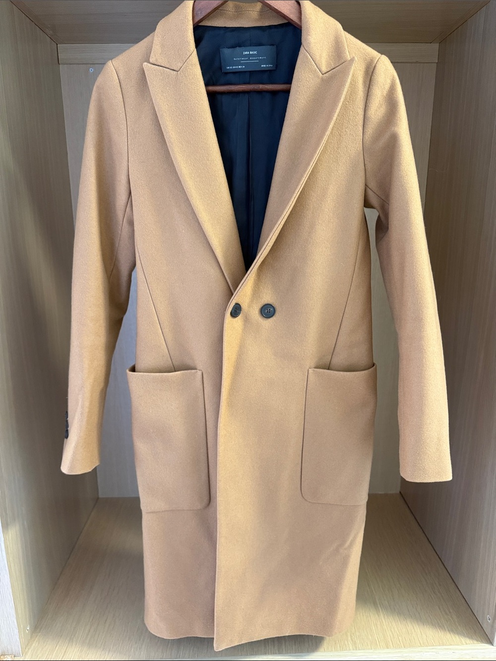 Zara Camel Tan Coat